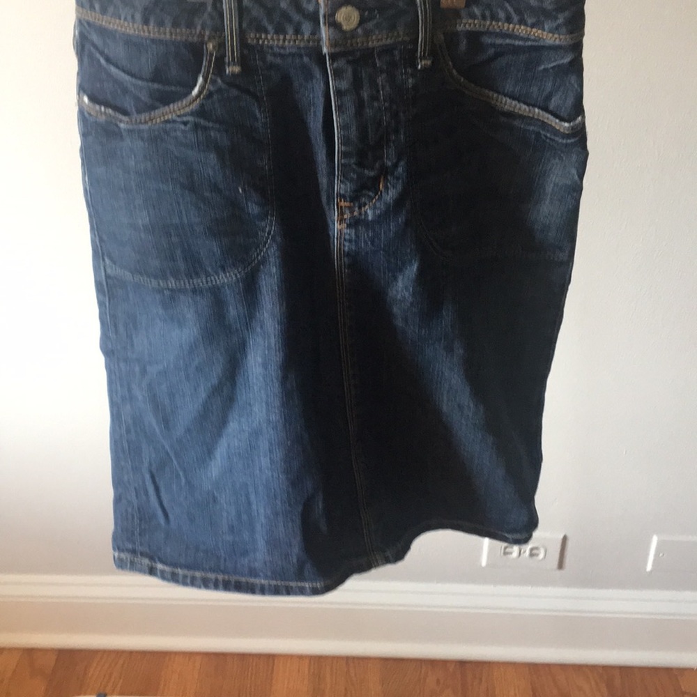Banana Republic Denim Knee Length Skirt